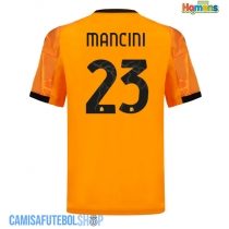 Camisa de time de futebol AS Roma Gianluca Mancini #23 Replicas 2º Equipamento 2025-26 Manga Curta
